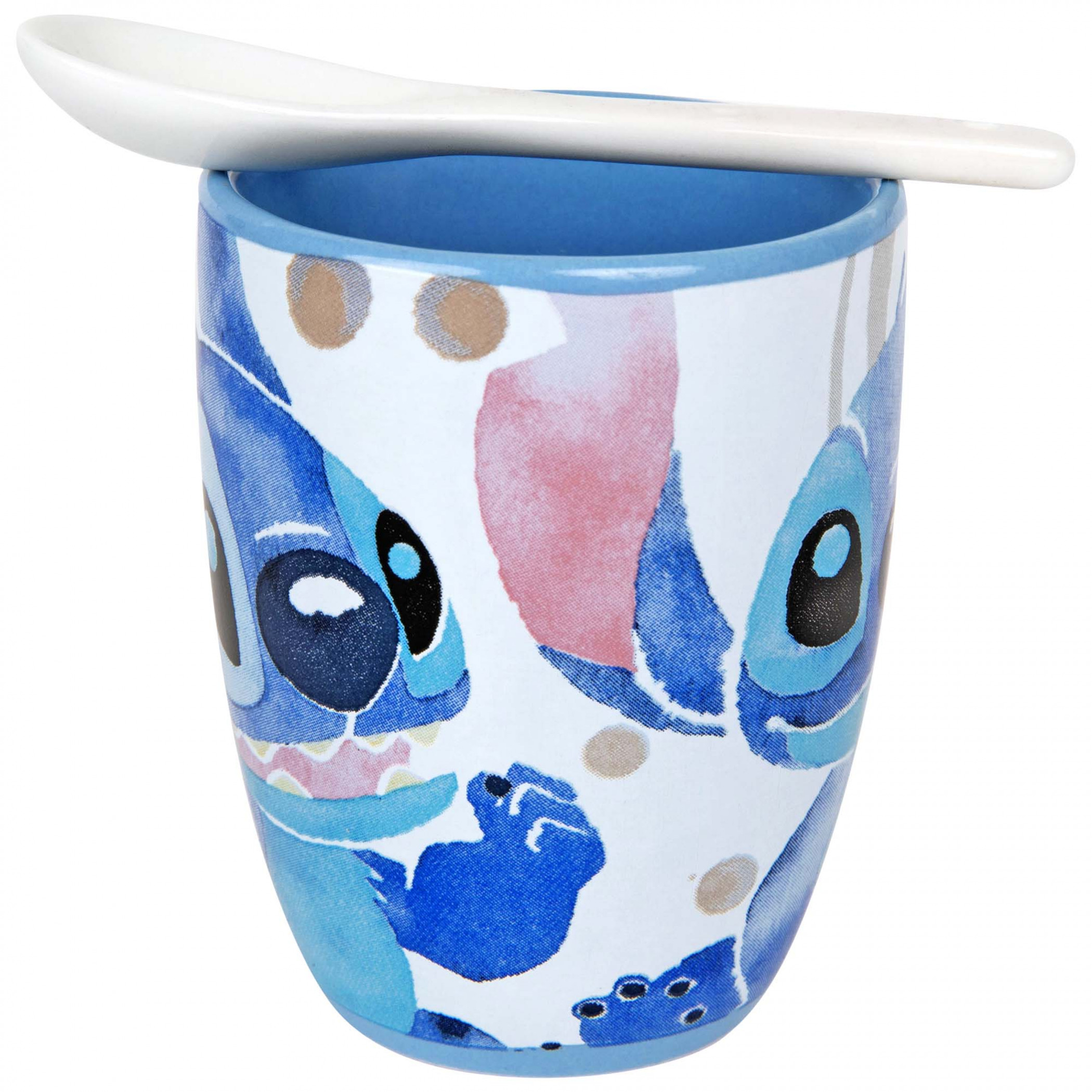 Disney Stitch Ceramic Espresso Mug with Spoon